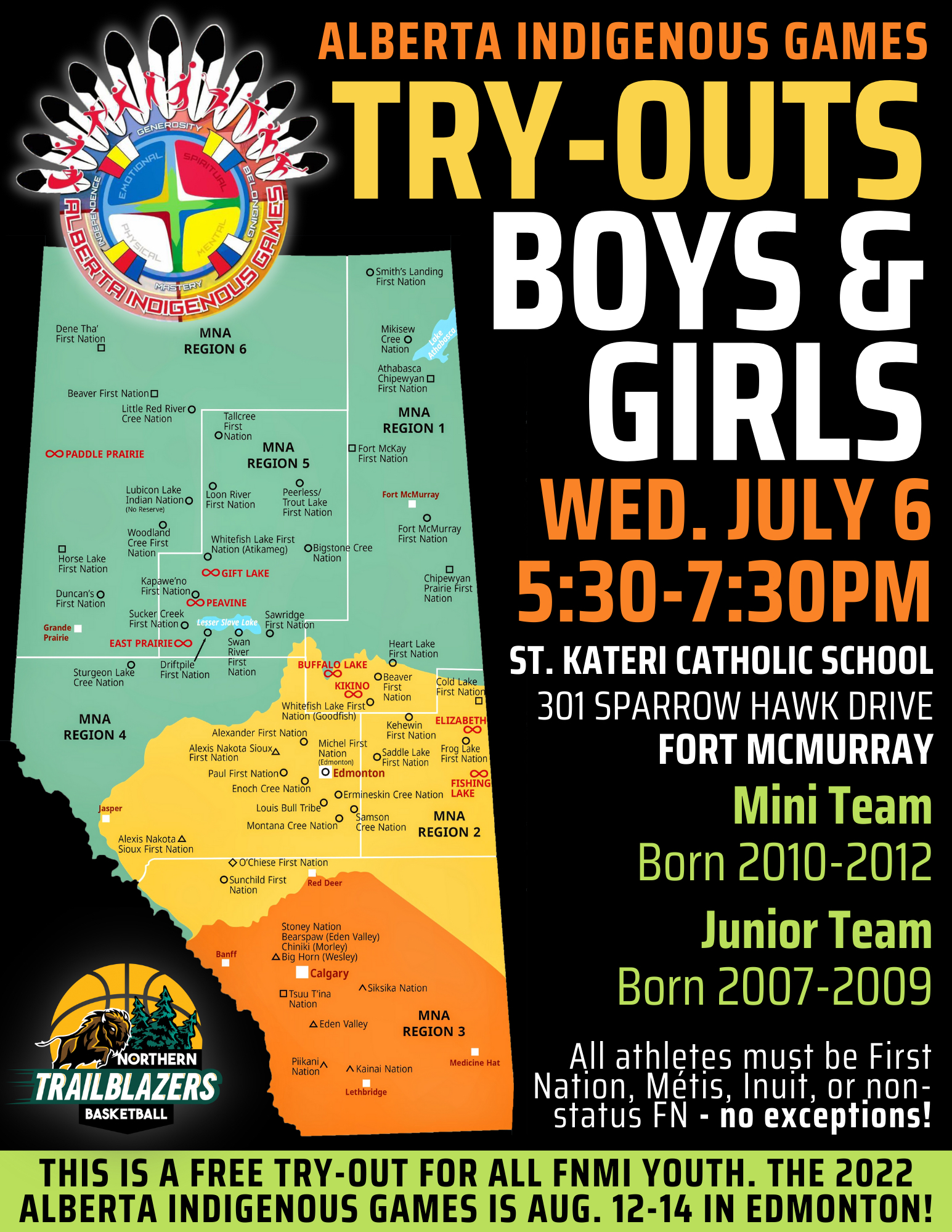 Alberta Indigenous Games TryOuts image