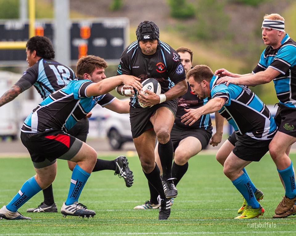 Fort McMurray Knights Rugby Action Shot