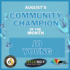 fort mcmurray swim club coach jo young wins august community champion!
